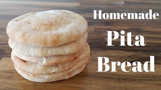 How to Make Homemade Pita Bread  Pita Recipe [upl. by Adnil]