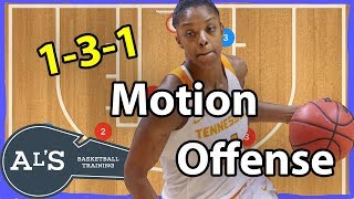 131 Motion Basketball Offense [upl. by Ainesell]