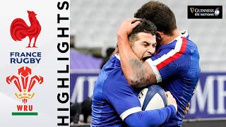 France v Wales  HIGHLIGHTS  Incredible Match Won In Final Play  2021 Guinness Six Nations [upl. by Wood531]