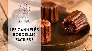 Recette en vidéo  les Cannelés Bordelais FACILES de Chef Philippe [upl. by Fredelia]