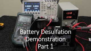 Battery Desulfation Demonstration Start to Finish  Part 12 [upl. by Yeltnerb]