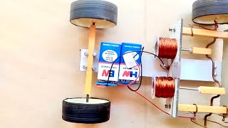 How to Make Solenoid Engine Car [upl. by Atazroglam]