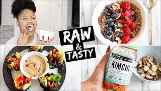 100 RAW VEGAN MEALS ➟ what I eat In a day [upl. by Aile]