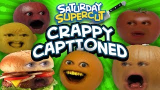 Every Crappy Captioned Annoying Orange Episode Saturday Supercut [upl. by Steddman]