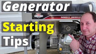 How to Start a Generator that Wont Start [upl. by Gerkman]