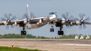 Russian Strategic Bomber  Tupolev TU 95 [upl. by Akirej]