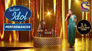 Anjali ने Judges को कर दिया Stage पर आने के लिए मजबूर अपनी इस Performance से  Indian Idol Season 12 [upl. by Hafital]