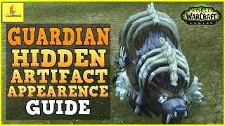 How to get the Guardian Druid Hidden Artifact Skin  WoW Legion Quick Guide [upl. by Duggan488]