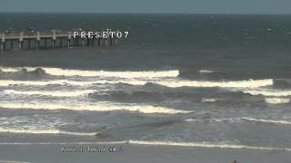 Jacksonville Beach Pier Surf Cam [upl. by Panthea475]