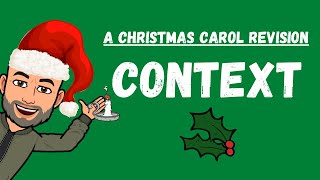 GCSE English Literature Revision A Christmas Carol  Context [upl. by Tahmosh971]