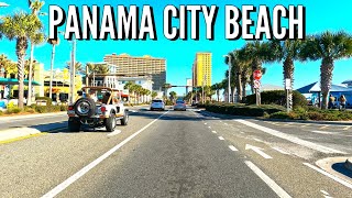 Panama City Beach  Driving Through [upl. by Llenej95]