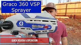 How to Use Graco VSP 360  Quick Review and Operation [upl. by Gnoht]