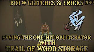 Keep The OneHit Obliterator  Trial of Wood Storage  BOTW Glitches amp Tricks Part 40 [upl. by Cos]