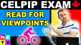 CELPIP Practice  Reading for Viewpoints [upl. by Eintruoc]