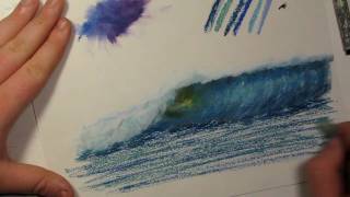 Tips and Tricks 1 How to Blend Oil Pastels [upl. by Devy]