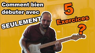 Comment bien débuter à la guitare électrique [upl. by Wayolle39]