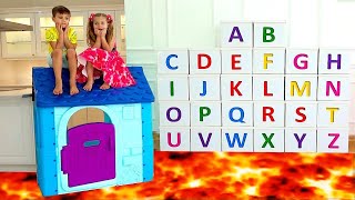 Roma and Diana learn the alphabet  ABC song [upl. by Florinda375]