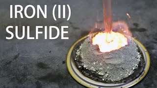 Making Iron II Sulfide [upl. by Atnim265]