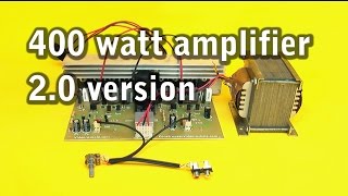 400 watt amplifier 20 version [upl. by Auqenet]