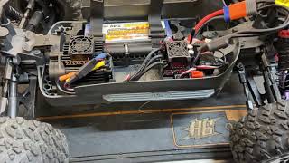 Spudski RC How To Calibrating the ESC to transmitter on Arrma Big Rock 3s range and 6s Arrma [upl. by Olsen]