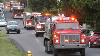 Englewood Block Party Fire Truck Parade 2019 [upl. by Cohbath]