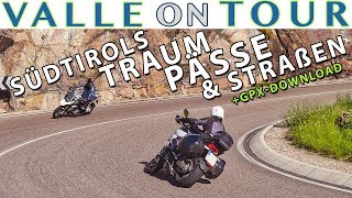 Südtirol Motorrad Tour  die schönsten Pässe und Straßen der Dolomiten [upl. by Furr]