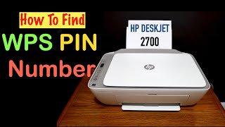 HP DeskJet 2700 WPS PIN number [upl. by Candi]