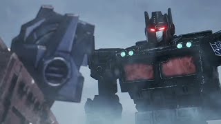 Optimus Prime VS Nemesis Prime  Transformers War For Cybertron  Kingdom [upl. by Cita]