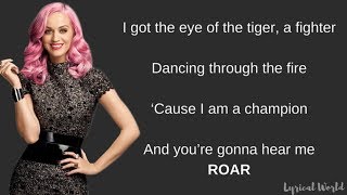 Roar  Katy Perry Lyrics [upl. by Adekahs]