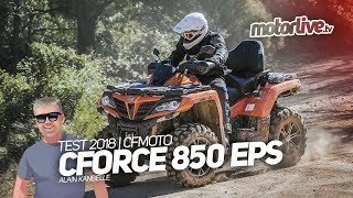 CFMoto CForce 850 EPS  TEST 2018 [upl. by Drice]