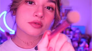 ASMR This WILL Give You TINGLES Doing Your Makeup LayeredMouth Sounds [upl. by Yleek239]