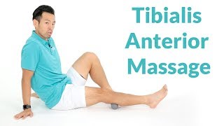 Tibialis Anterior Tendonitis Massage [upl. by Trebleda]