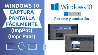 Windows 10 captura pantalla fácilmente 2019 [upl. by Lardner925]