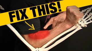 How to Fix Forearm Pain and Tightness QUICK STRETCH [upl. by Ahsaetan]