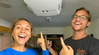 How to Install an RV Rooftop AC with NO Experience [upl. by Billie]