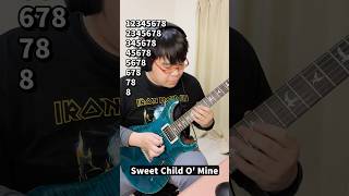 Sweet Child O Mineで12345678チャレンジにょ！shorts [upl. by Anitserp989]