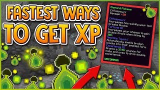 HYPIXEL SKYBLOCK  FASTEST WAYS TO GET XP MUST SEE [upl. by Seleta]