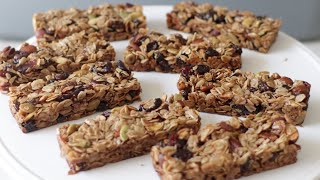 How to Make Granola Bars  Yummy Homemade Granola Bars Recipe  GlutenFree [upl. by Alimhaj]