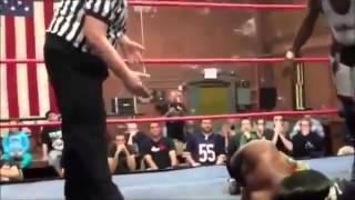 Wrestler Breaks His Neck Doing BackFlip [upl. by Neladgam831]