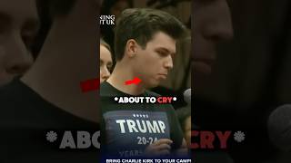 Charlie Kirk Makes a WOKE Activist CRY shorts charliekirk debate [upl. by Eibob]