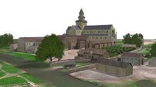 Chertsey Abbey 1362 Reimagined [upl. by Vevine]