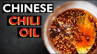 How to make Chili Oil EASY 5 MIN RECIPE CHINESE HOT SAUCE 中国辣椒油 [upl. by Nycila]