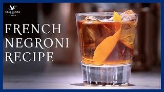 French Negroni GREY GOOSE Vodka Cocktail [upl. by Spragens]