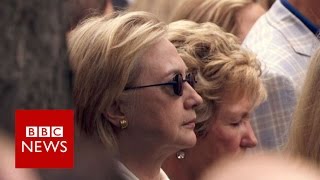 Hillary Clinton stumbles at 911 event  BBC News [upl. by Xel]