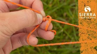 Adjustable Guy Line Knot  Quick amp Easy To Tie [upl. by Nivlak]