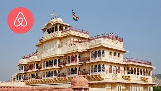 The City Palace Jaipur  Only On  Airbnb [upl. by Akinert756]