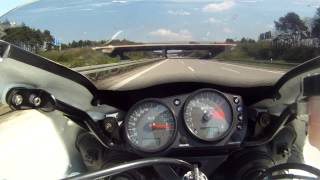 Kawasaki ZX9R Top Speed [upl. by Marcie114]