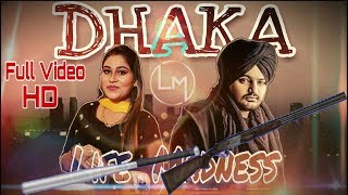 Dhaka  Sidhu Moosewala Feat Afsana Khan  Official Video  New Punjabi Song 2019  Life Madness [upl. by Eceer]