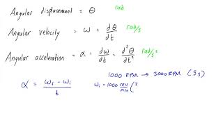 How to calculate angular acceleration [upl. by Shem]