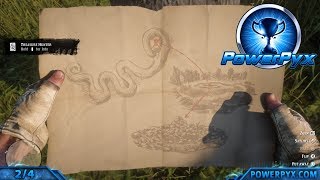 Red Dead Redemption 2  Poisonous Trail Treasure Map Hunt Location amp Solution [upl. by Timmie48]